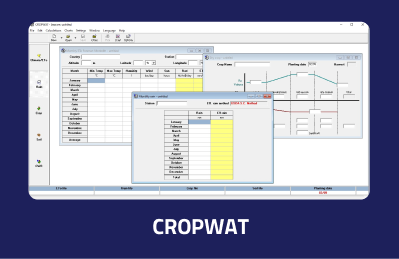 نرم‌افزار CROPWAT - مهندسی آب و کشاورزی